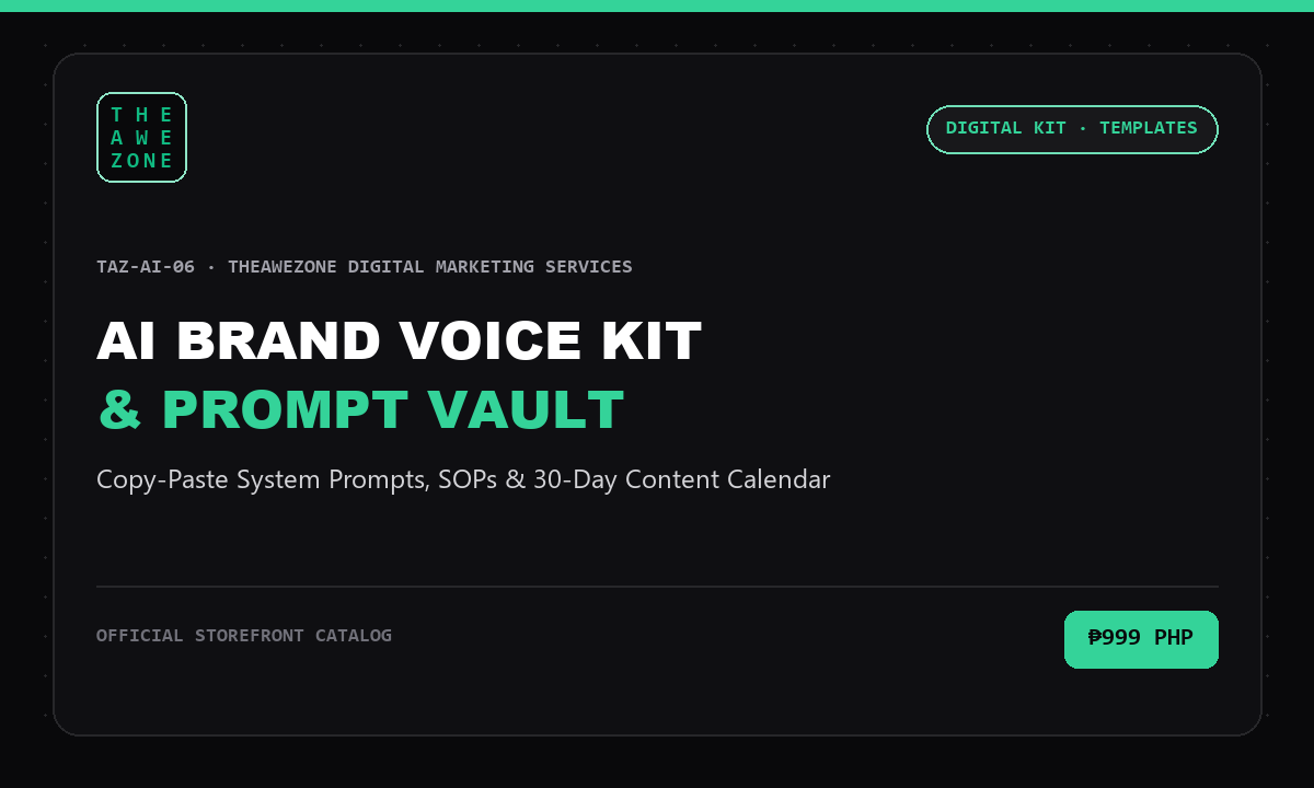 AI Brand Voice Kit & Prompt Vault